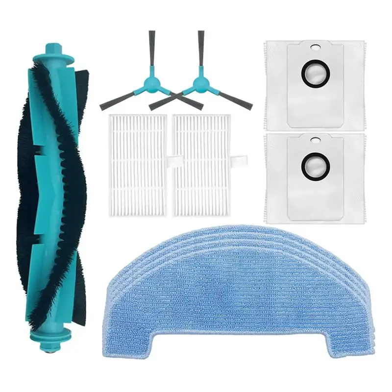 

Аксессуары для робота-пылесоса AT14 для R80: основной ролик, боковая щетка, фильтр, тряпка для влажной уборки, мешок для сбора пыли