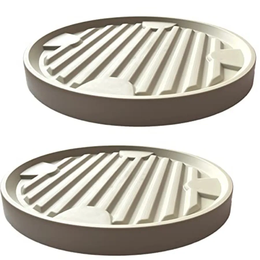 15.5" Plant Caddy with Hidden Wheels 7 Invisible Caters Rolling Plants Stand with Wheel Dolly Wheeled Planter Roller Base Indoo