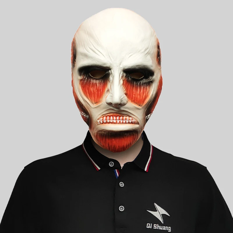 

Anime Attack on Titan Mask Shingeki No Kyojin Cosplay Costume Props Halloween Cosplay Props Attaque Des Titans Masques Mask