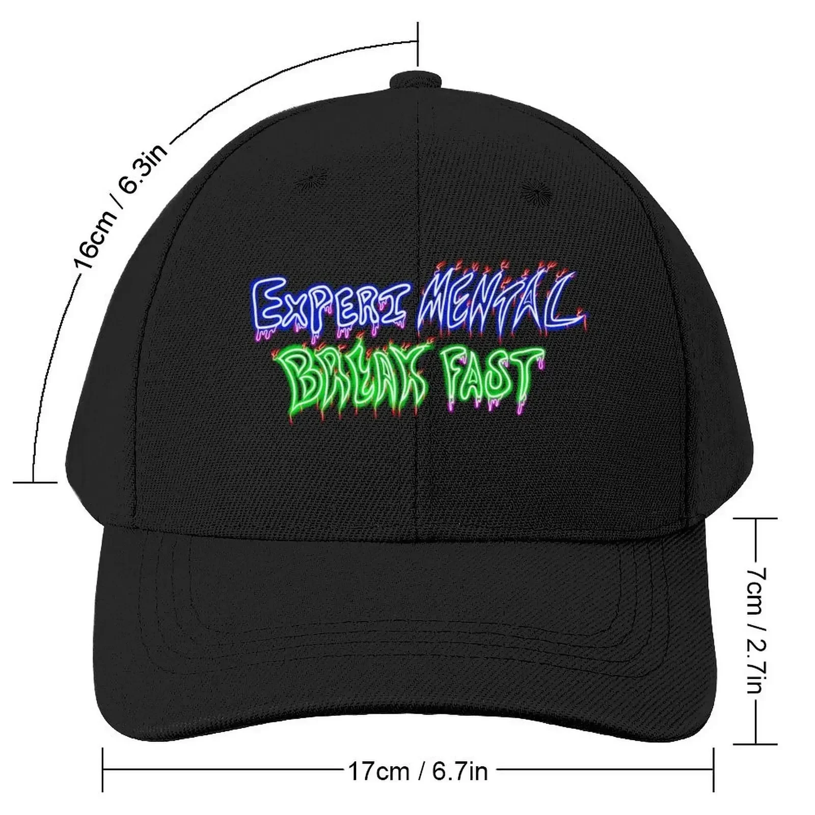 Experimental Breakfast Hat Baseball Cap Wild Ball Hat Beach Outing Women's 2025 Men's