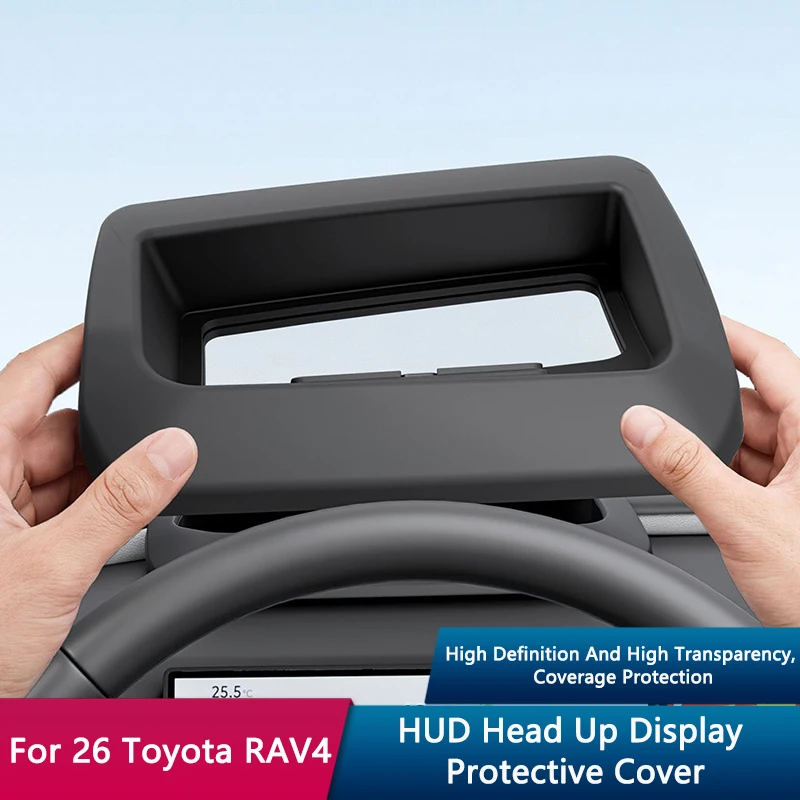 

Силиконовый пылезащитный чехол для проекционного дисплея (HUD) QHCP с временной парковочной табличкой, не отражающий свет, для Toyota RAV4 2026+