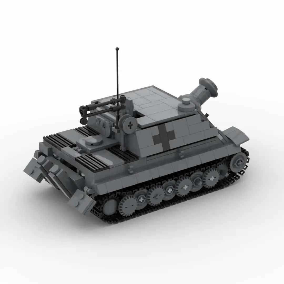 

MOC Call of Duty Building Blocks WWII German Tanks Sturmtiger Artillery Model Toy Gift Ornaments