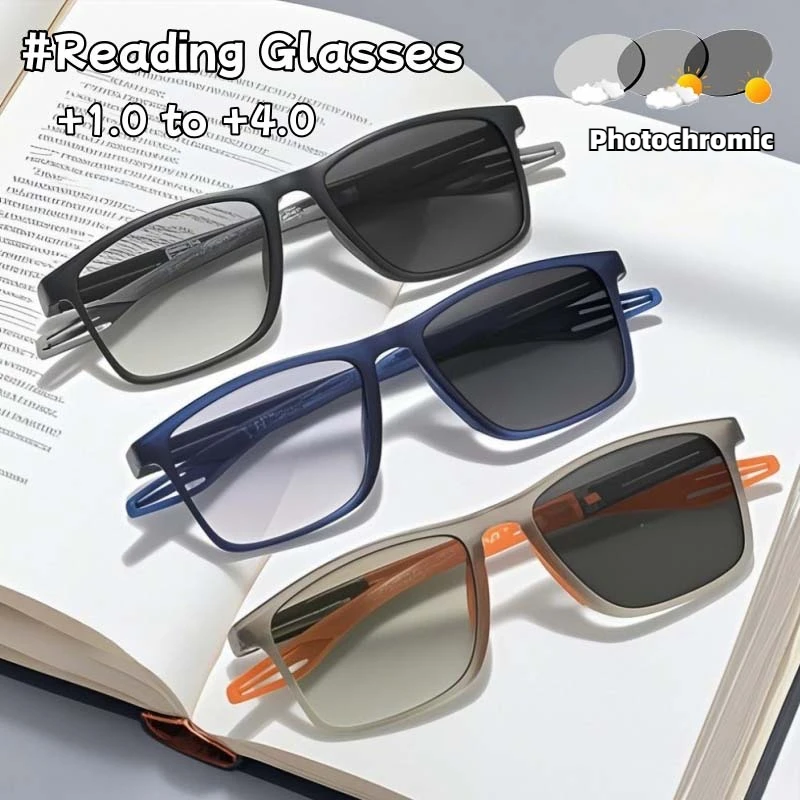 

Large Frame Anti-blue Light Progressive Multifocal Reading Eyes Sunglasses 2 in 1 UV Protection Sunscreen Glasses Sport Goggles