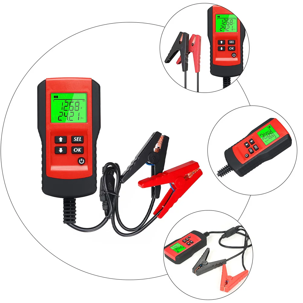 

Car Tester 12V Lcd Display 5-9995 Analyzer Test Tool For Lead Storage Car Supply Tools Part