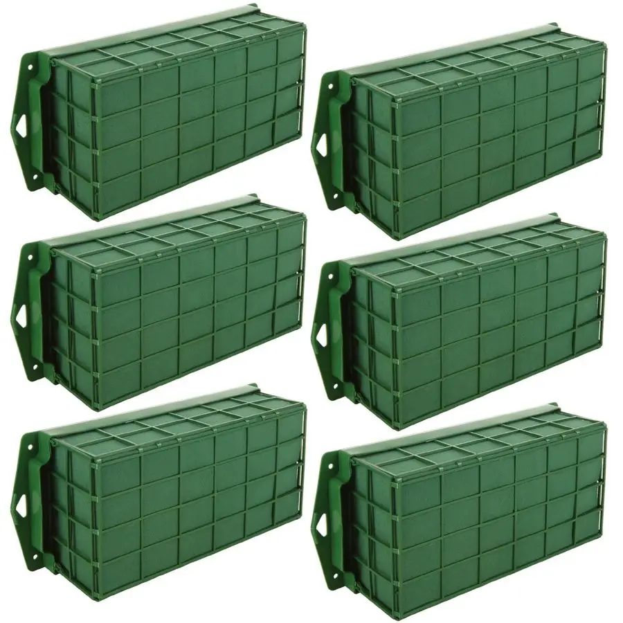

Pcs Floral Foam Cage, 11.8 x 4.5 x 3.1 Rectangle Flower Cage Holders with Floral Foam, Floral Arrangement Cage for Artificial Fl
