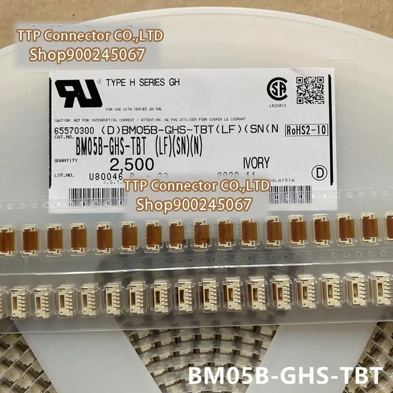 

20 шт./лот, разъем BM05B-GHS-TBT 5P, ширина ножки 1,25 мм, 100% новый и оригинальный