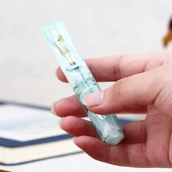 MAJOHN Final Craftsman Maru Color Portable Mini Resin Short Pen Iridium Gold Pen Transparent Color Ink Student Practice Ink Pen