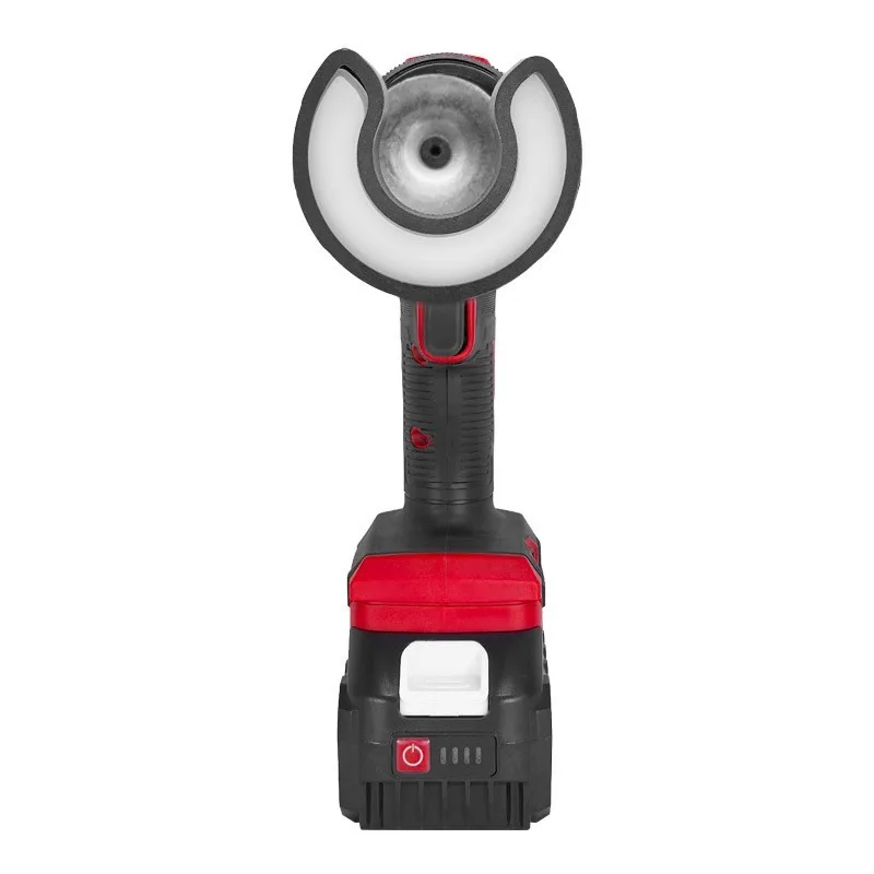 Máquina de colagem elétrica 21V - Máquina de colagem de pistola de cola de costura alimentada por bateria de lítio com luz LED - Pistola de cola de vidro - Sem fio