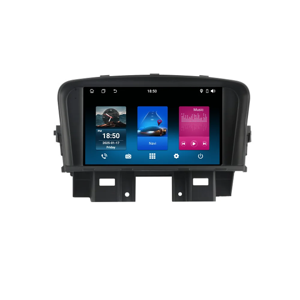 Android Carplay do Chevrolet Cruze 2008-2014 Radio Samochodowe Multimedialne WIFI Radio Stereo Head Unit Samochodowy Odtwarzacz DVD Bluetooth Ekran Dotykowy — 2