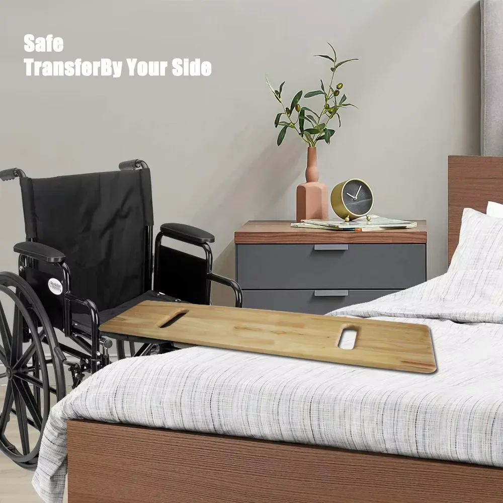 

Вспомогательная деревянная доска для переноса. Мобильное медицинское оборудование с ручкой используется для переноса пациентов пожилого возраста между инвалидными колясками.