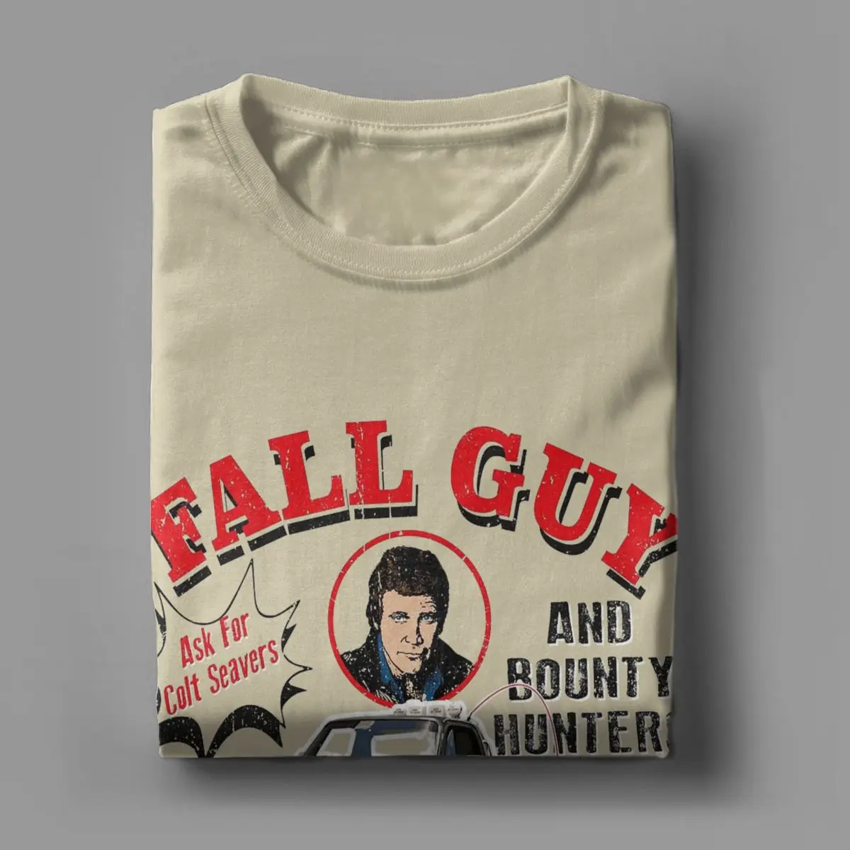 Men Fall Guy Stunt School And Bounty Hunters T Shirts Cotton Clothing Cool Short Sleeve O Neck Tees Printed T-Shirt