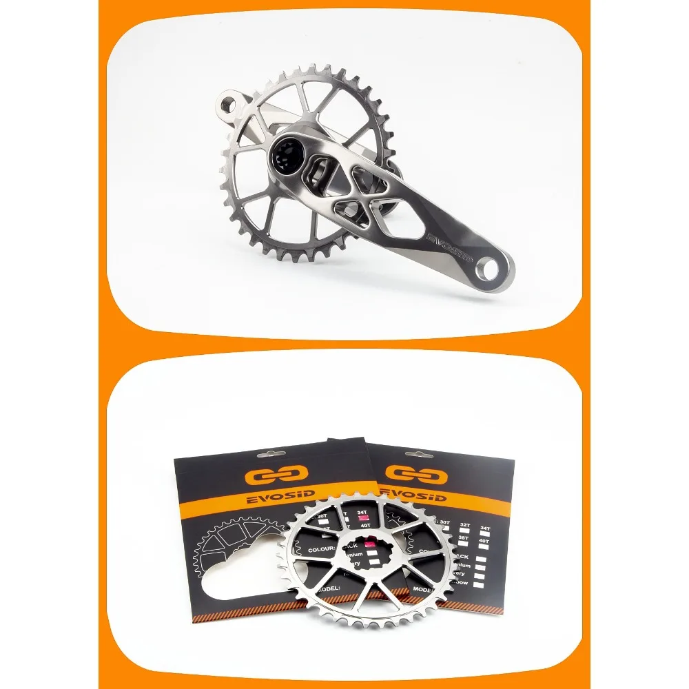 EVOSID MTB Bicycle Chainring 3mm Offset 32T/34/36T/38T Mountain Bike Chainwheel For 10 11 Speed Direct Mount Crank Chainwheel