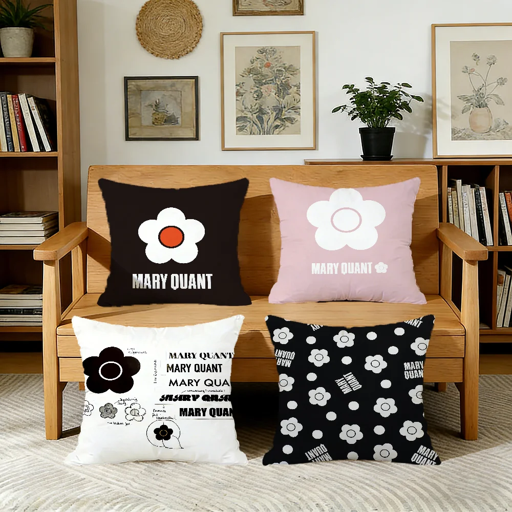 Fashion M-Mary-cushion cover For Q-Quants Pillow Printing Sofa Decoration Home Car Room Coffee Shop Office Nordic Simplicity