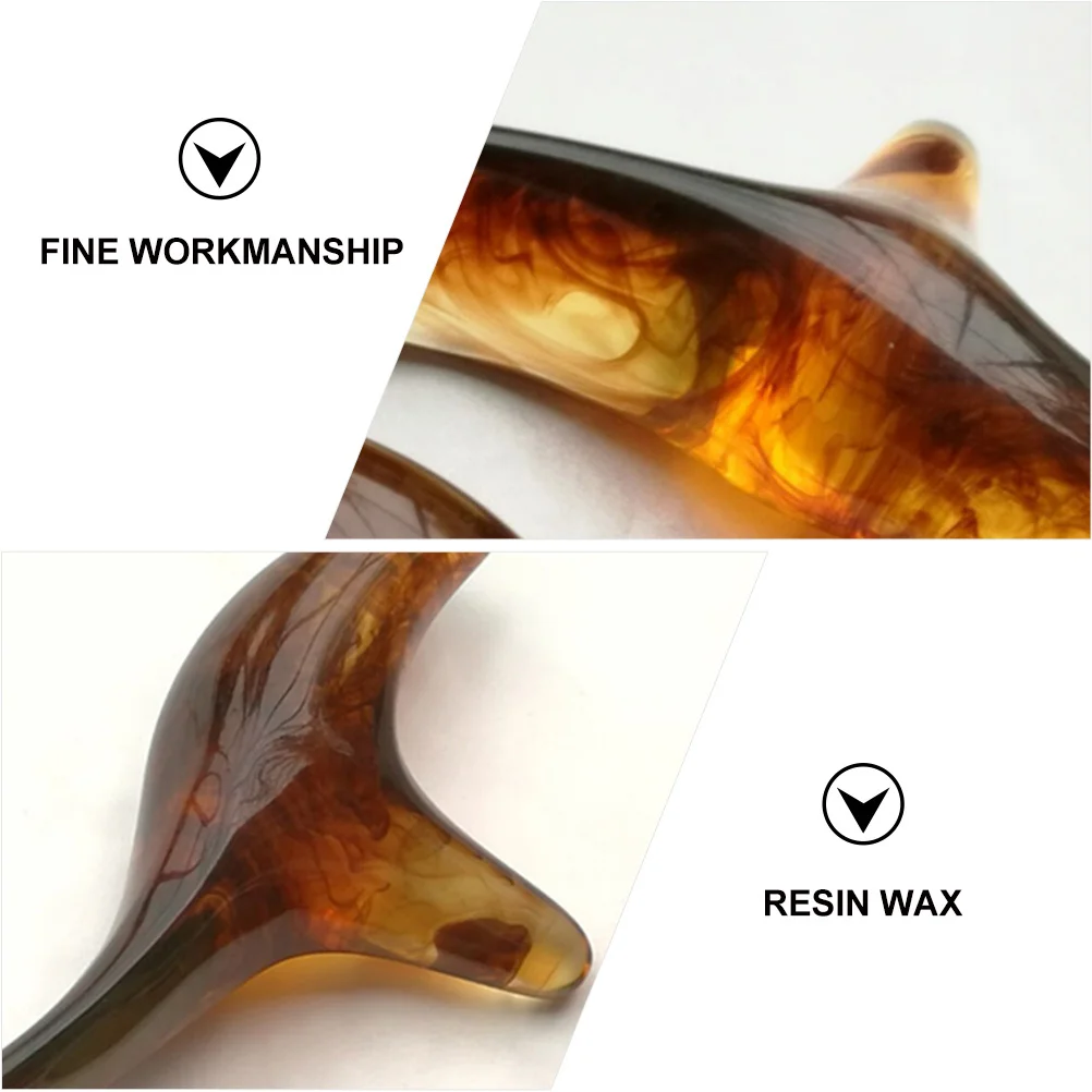 

2Pcs Acupoint Massager Manual Resin Beeswax Ergonomic Body Massage Tool Promote Blood Flow Lymph Circulation Muscle Relief