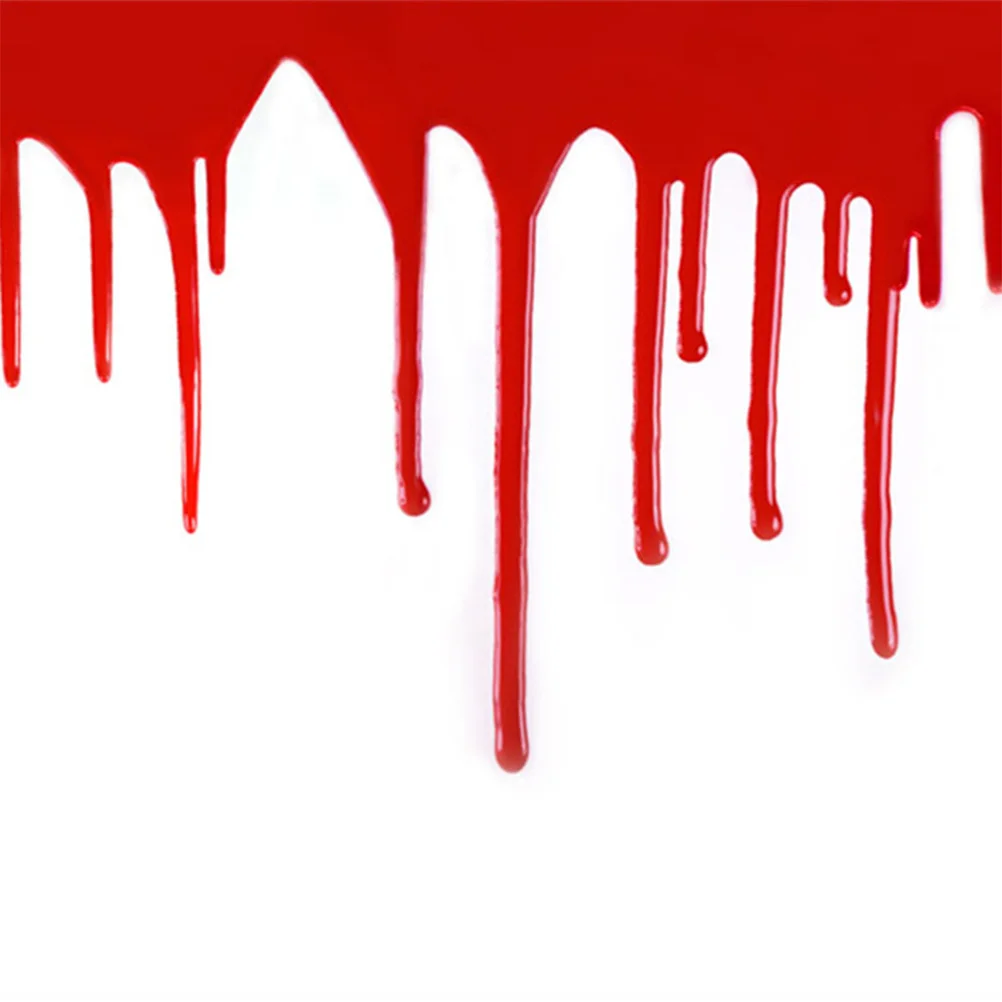 4pcs Blood Necklace Gothic Halloween Red Handmade Makeup Choker For Party Ball Woundqueen Sticker Terror Jewelry Novelty