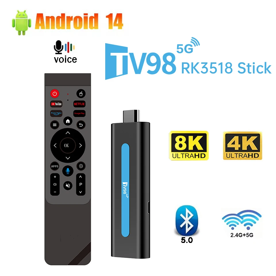 TV98 RK3518 Tv Stic…