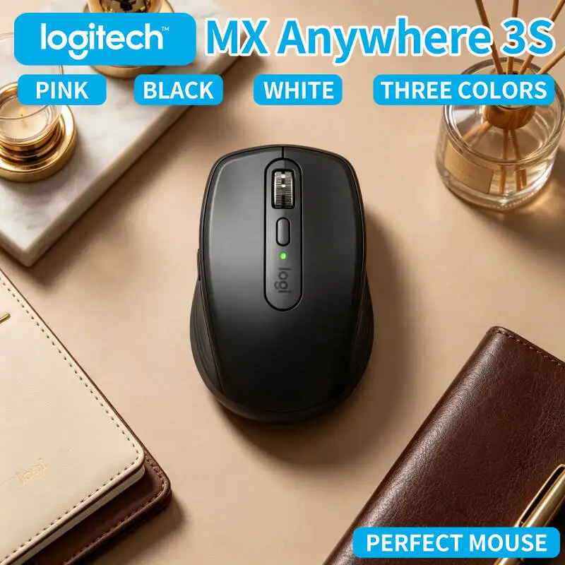 

Premium MX Anywhere 3S - 8000 DPI, USB-C Fast Charge, Anti-Slip Grip, Ideal for Watch Store Order Confirmation Duty