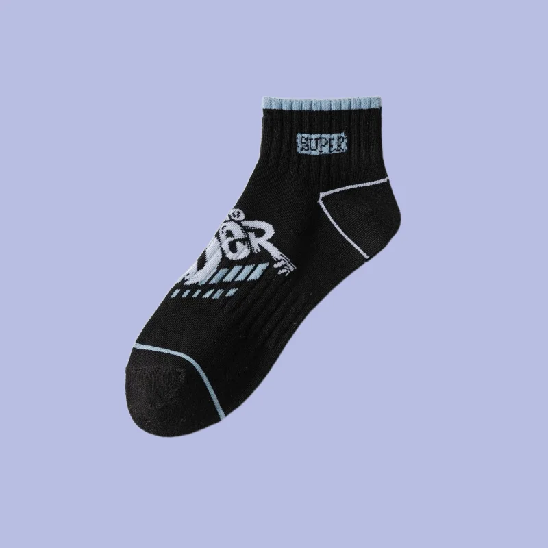 5/10 Paar dünne Jungen Sports ocken schweiß absorbierende Herren socken kurze Baumwoll socken Frühling und Sommer trend ige neue Herren socken