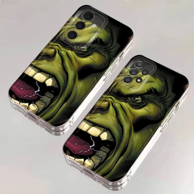 Чехол Marvel Hulk Hreo для Samsung Galaxy A16 A12 A51 A21s A32 A72 A31 A50 A71 A52s A52 Soft Cover