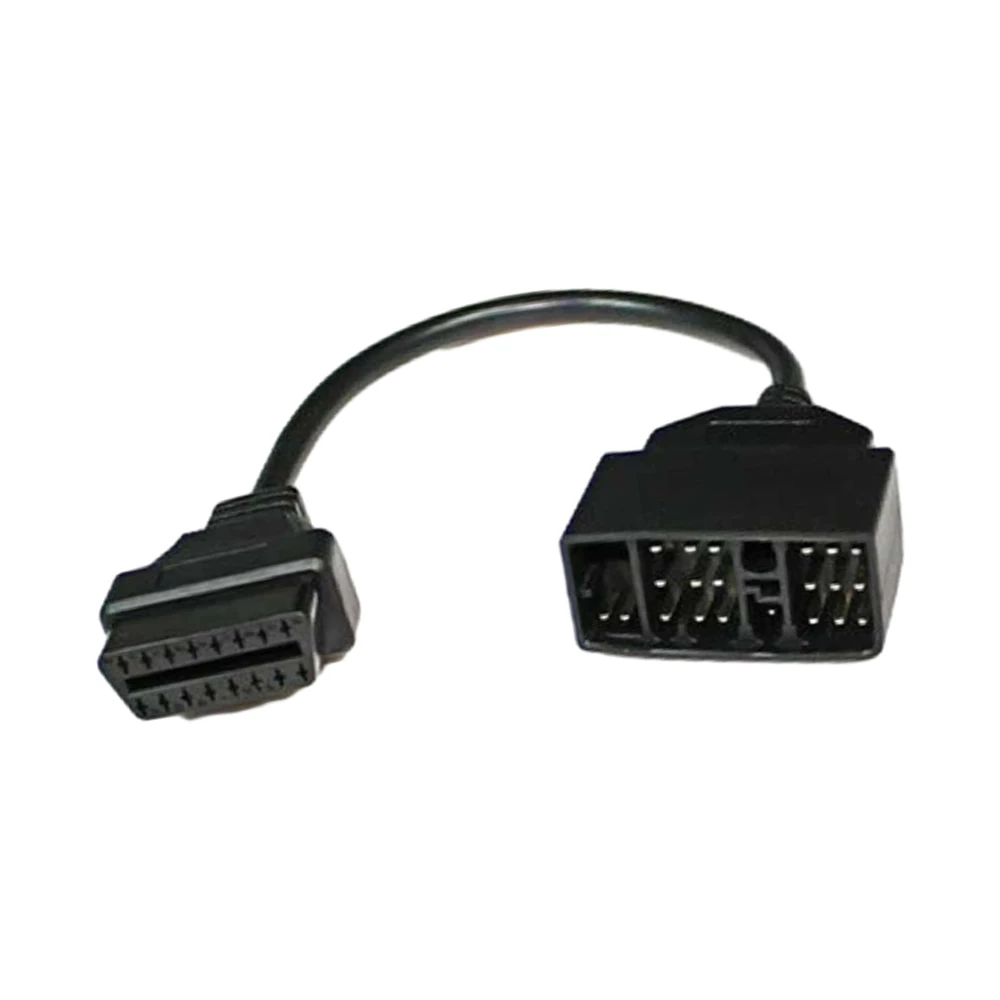

1Pcs 22 Pins to 16 Pin OBDII Adapter Cable for Toyota Vehicles with a 22 pin Female Interface Black 30cm Durable Car Accessories