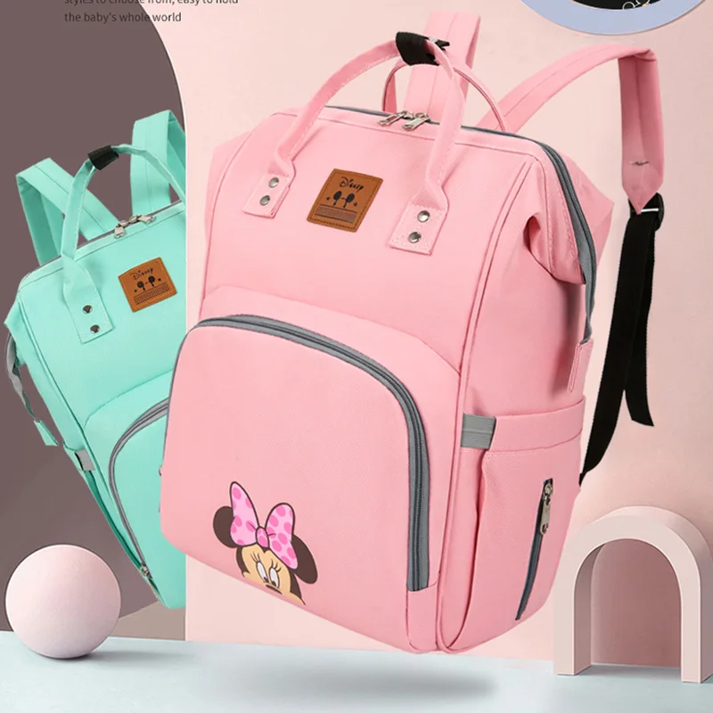 

Большая вместительная сумка для мамы с Микки Маусом, многофункциональная модная сумка для бутылочек, школьная сумка для мамы, сумка для мамы и ребенка