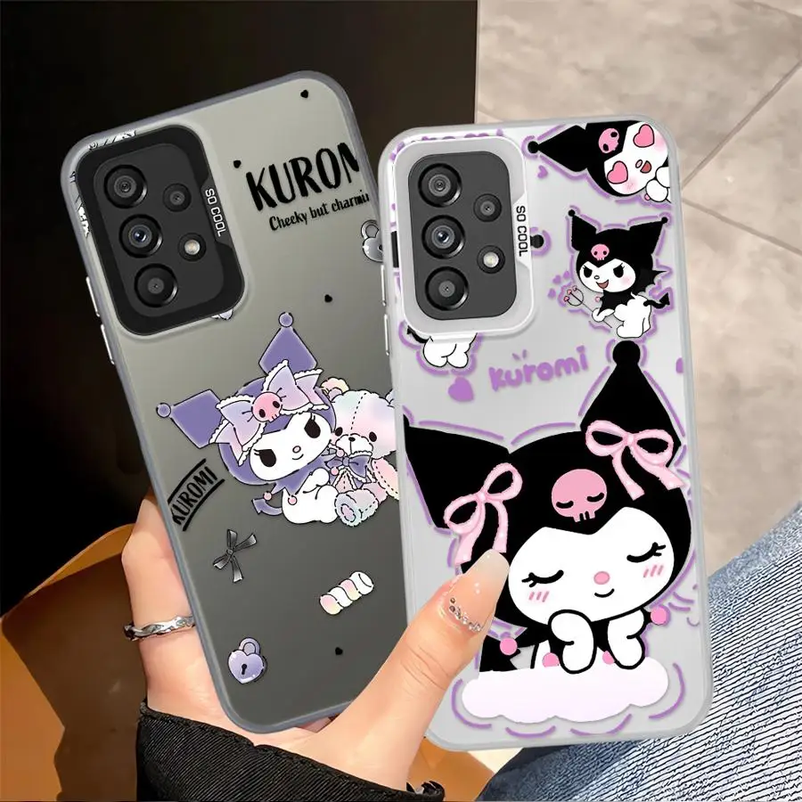 

Phone Cover Case for Samsung Galaxy A32 A36 A54 A12 A23 A71 A13 A14 A56 A16 A34 A72 A17 A52 A25 A73 Cute Kuromi