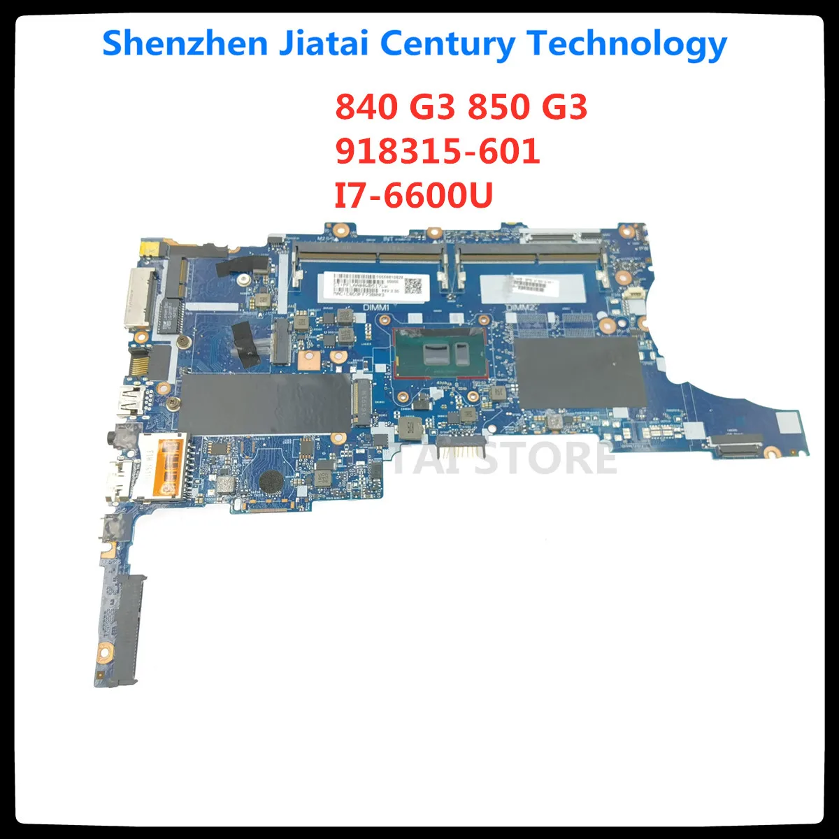 

918315-601 918315-001 With i7-6600U For HP EliteBook 840 850 G3 Laptop Motherboard DDR4 6050A2892401-MB-A01 MB 100% Tested