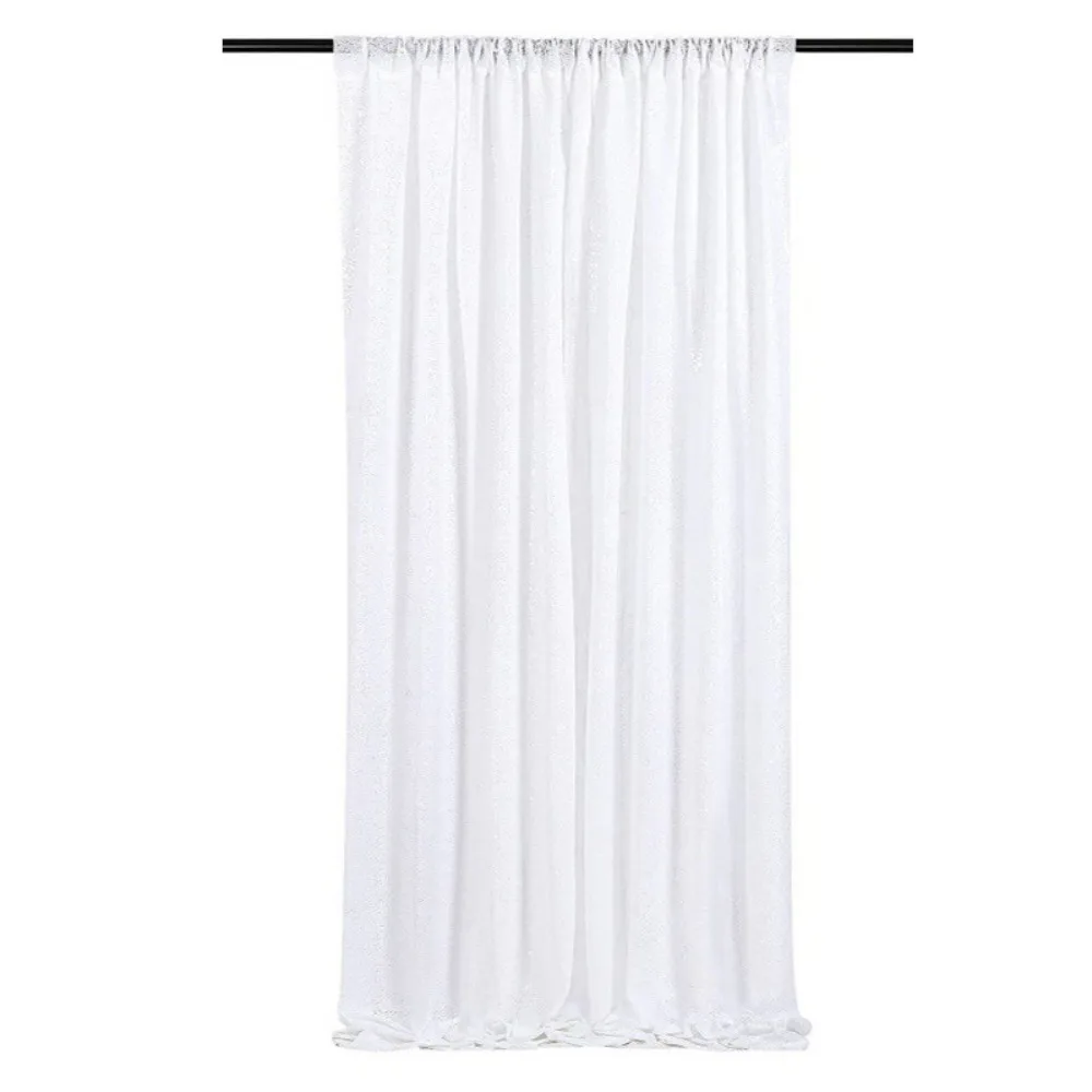 

Colorful Sequin Backdrop Curtain Decorative Polyester Sparkly Sequin Backdrop Funny Photography Background Stage Decor