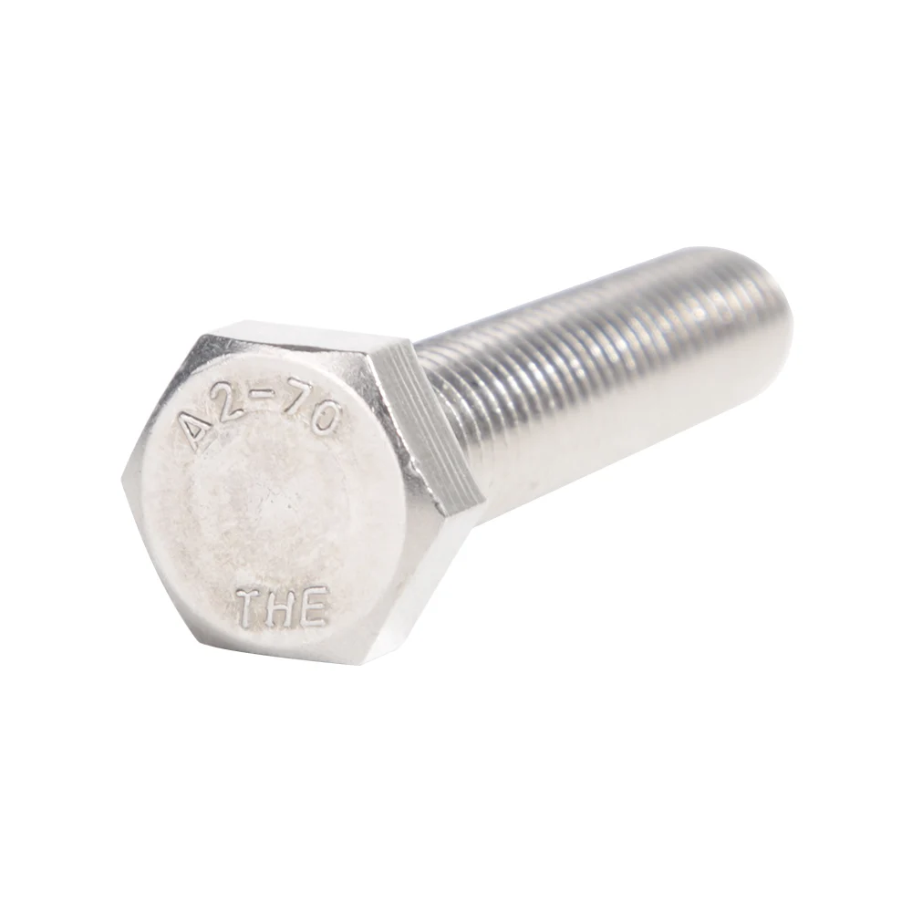DIN933 Outside Hex Head Bolt 316 Stainless Steel Full Thread External Hexagon Head Screw M5 M6 M8 M10 M12 M14 M16