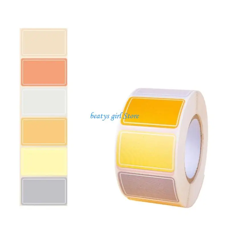 

C7AB 500Pcs Writable Label Stickers Waterproof Labels Stickers Removable Labels