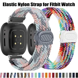 Nylon Loop Braided Strap for Fitbit Versa 4 3 2 1 Versa Lite Sports Correa Band for Versa Sense 2/sense Watch Accessories