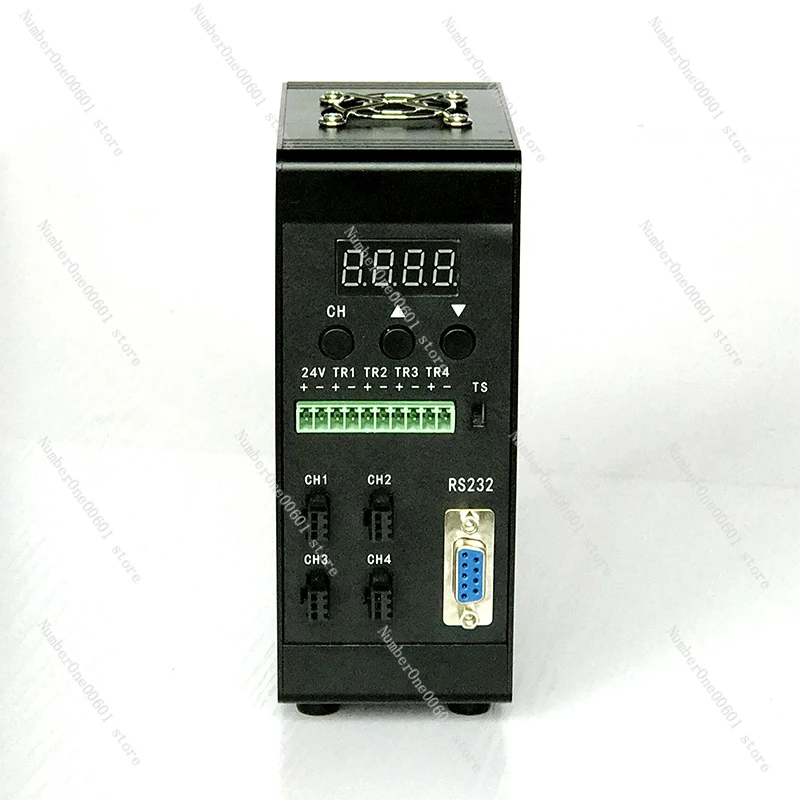 

Manual Remote Adjustment Constant Current Stable Output Led Visual Light Source Dimming Mini Digital 4 Channel Controller