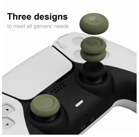 Skull & Co. Fundas Protectoras para Joysticks CQC y FPS, Tapas para Palancas Analógicas para Control de Nintendo Switch Pro, PS5/PS4