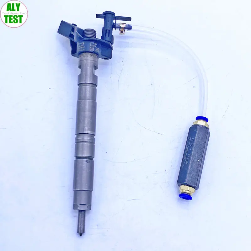 Piezo Injector Oil Return Testing Booster Valve with Tube Quick Connect Joint CR Test Repair Tool