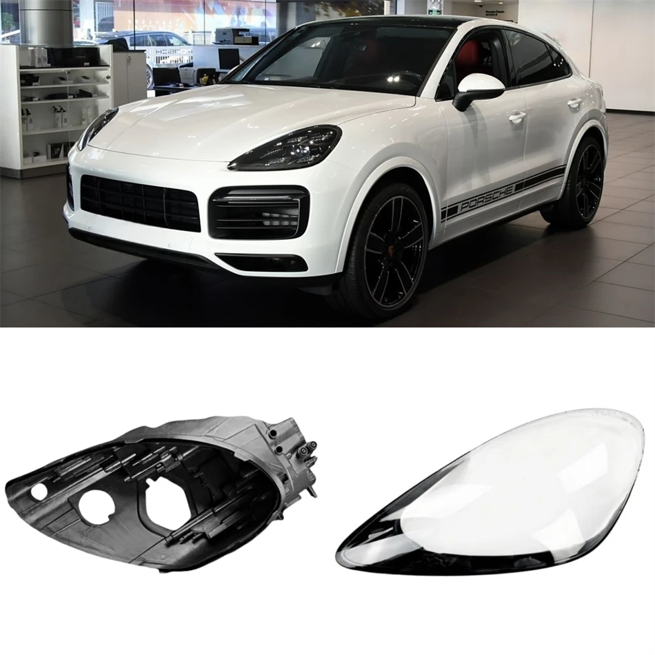 

Для Porsche Cayenne S GTS Coupe 2018 2019 2020 2021, автомобильные аксессуары, цоколь, корпус заднего корпуса, корпус линзы