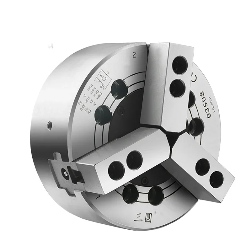 Factory Direct Sale Steel Cnc High Speed Hollow Power 3 Jaw Through Hole Hydraulic Chuck