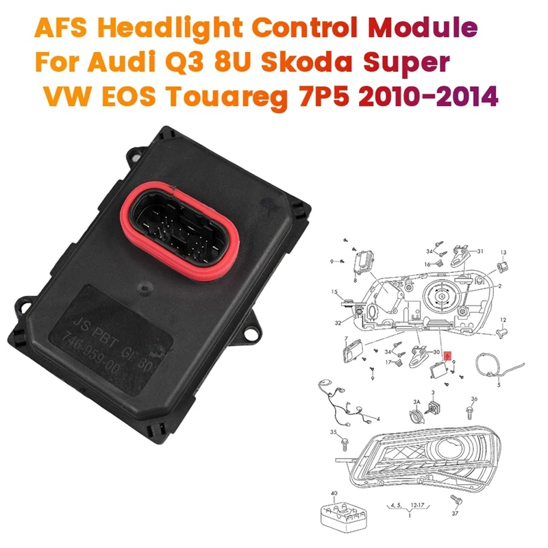 8U0941329 Cornering Lights AFS Headlight Control Module For  Q3 8U Skoda Super VW EOS Touareg 7P5 2010-2014 74696000