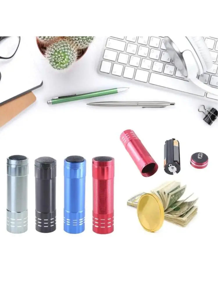 

Secure Storage Solution Concealed Compartment for Valuables in a Flashlight