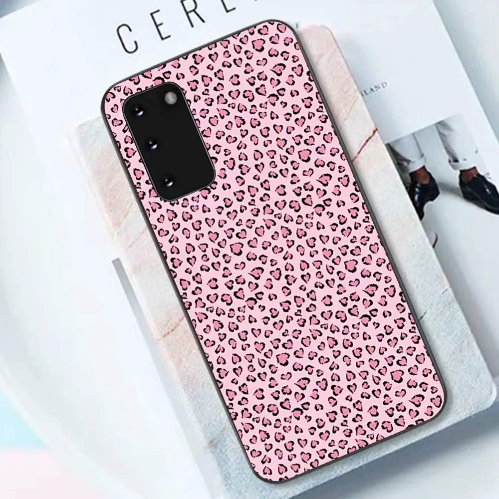 Leopard print Phone Case For Samsung S 9 10 20 21 22 23 30 23plus lite Ultra FE S10lite Fundas