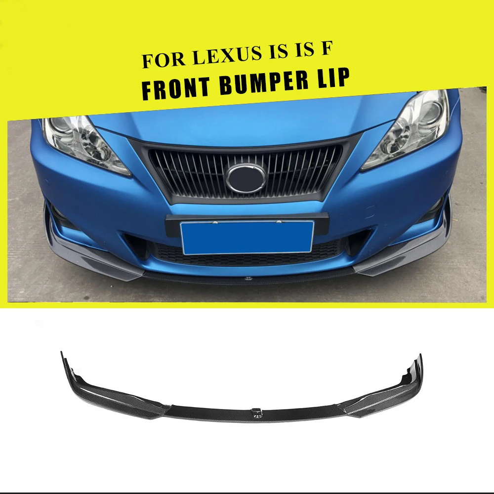 

Carbon Fiber Front Bumper Lip Spoiler Splitters for LEXUS IS250 300 IS F Base Sedan 4-Door 2011 2012