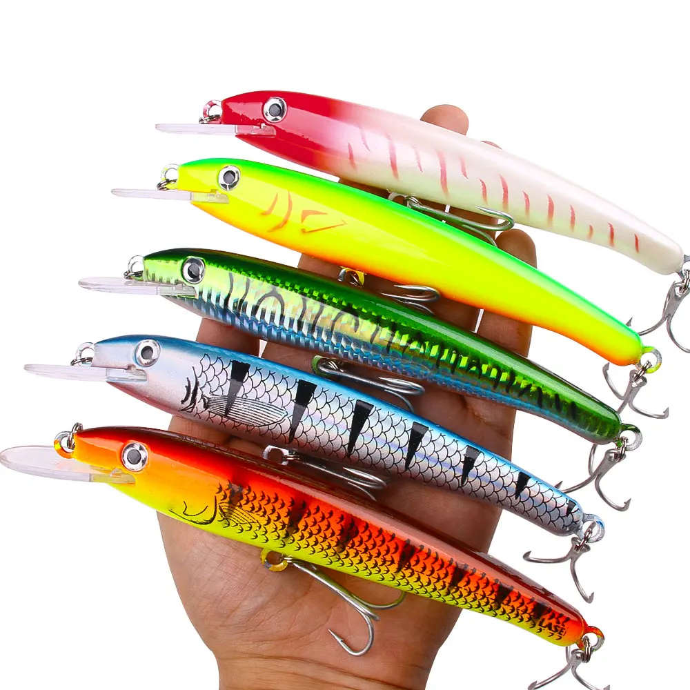 1pc 28,8g 43,8g Schwere Gewicht Angeln Locken Minnow Künstliche Harte Köder Wobbler Tackle Pesca Karpfen Hecht zander Meer Angeln