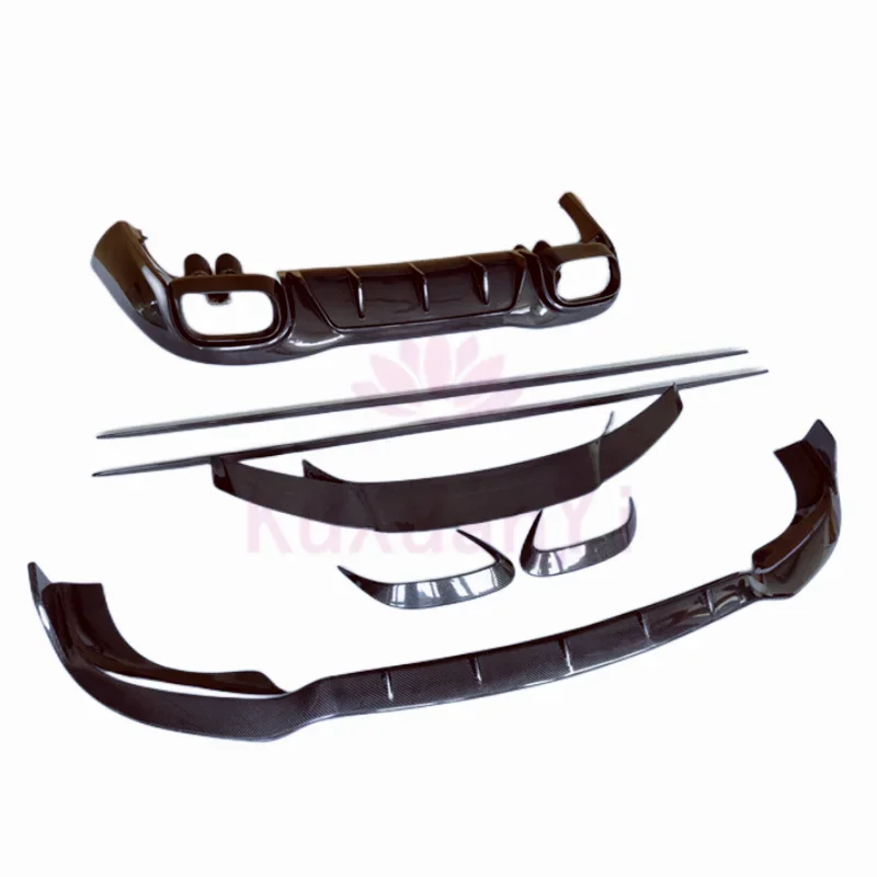 For Mercedes Benz AMG G50 AMG G43 AMG GBS style carbon fiber body kit front bar edge side skirt and rear diffuser vent