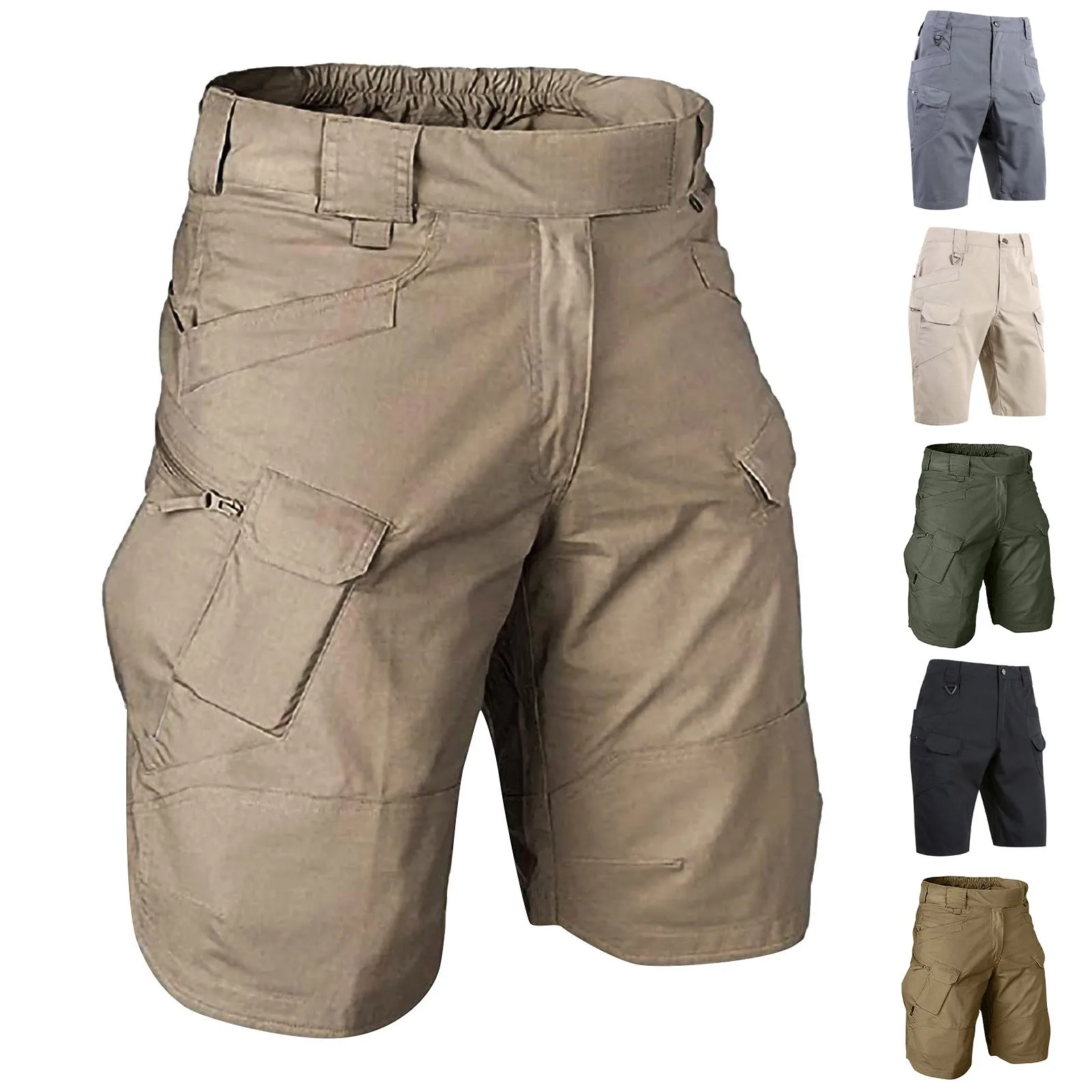 Men's Sports Cargo Shorts Summer Daily Commute All-match Shorts With Pockets Casual Fashion Straight Fitting Workwear Shorts