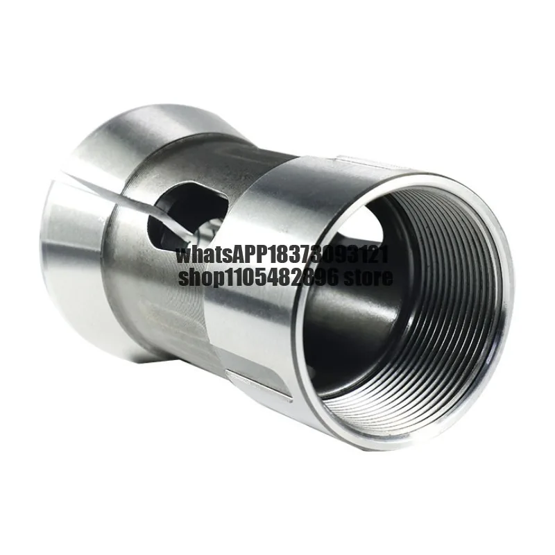 Numerical control lathe outer clamp head collet rear pull spring clamp