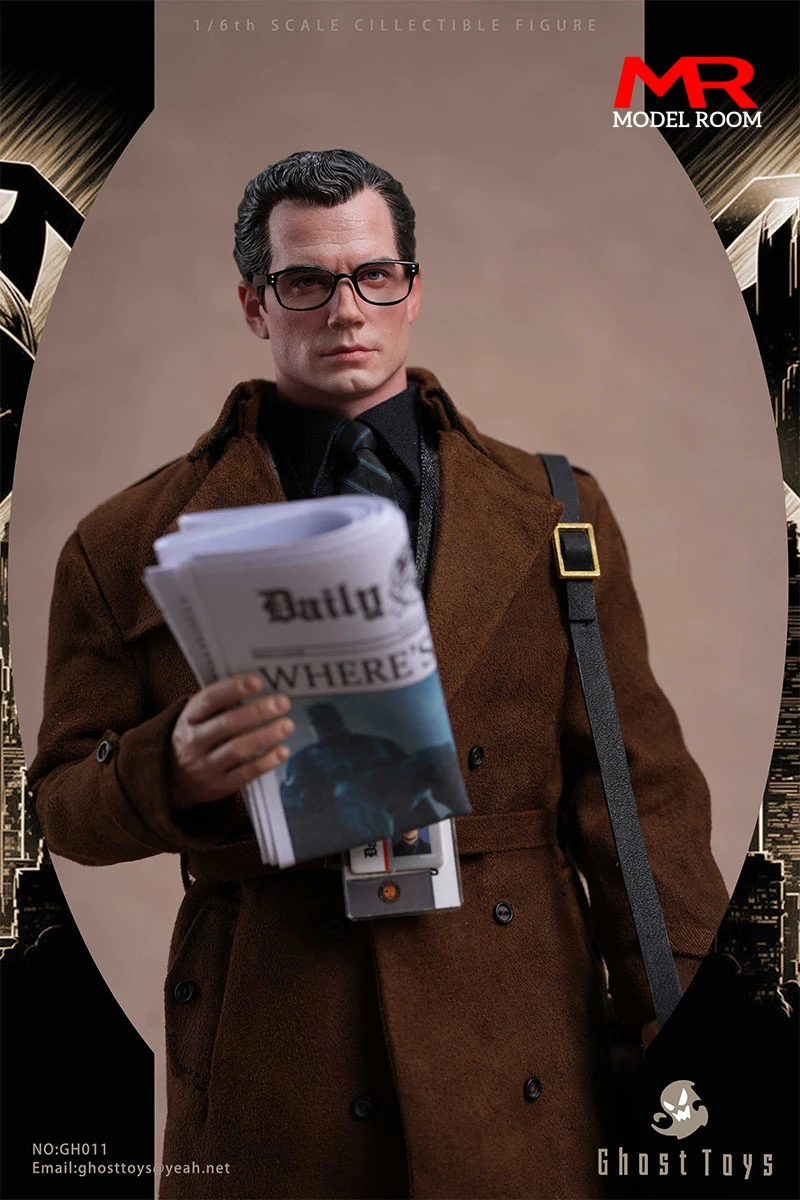 Ghost toys GH-011 1/6 The Reporter Henry Cavill Action Figure 12'' Male Soldier Figure Model Full Set Collectible Toy