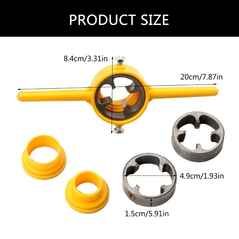 Conjunto chave tubo água liga aço resistente para expansão rosqueamento tubo