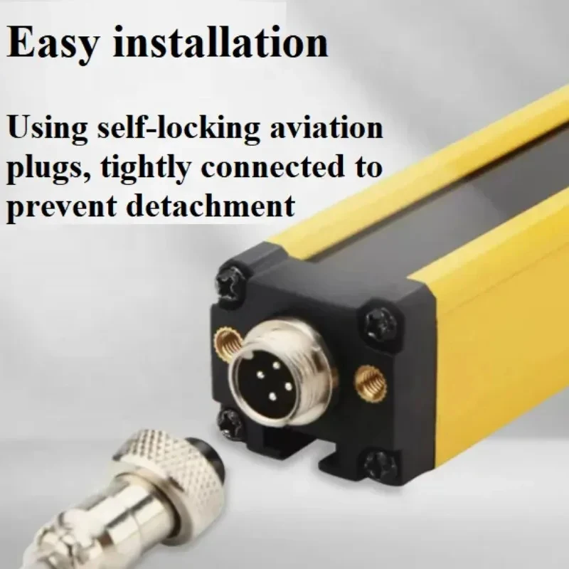 

Light Curtain Sensor LED Lift Door Safety NPN PNP IP Single Side Controller