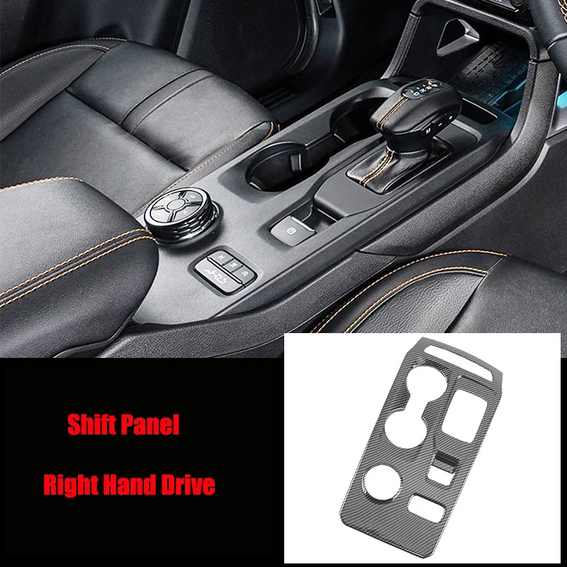 Carbon Fiber Look Car Interior Cover Trim Decoration For Ford Ranger T9 2023+ Auto Accessories