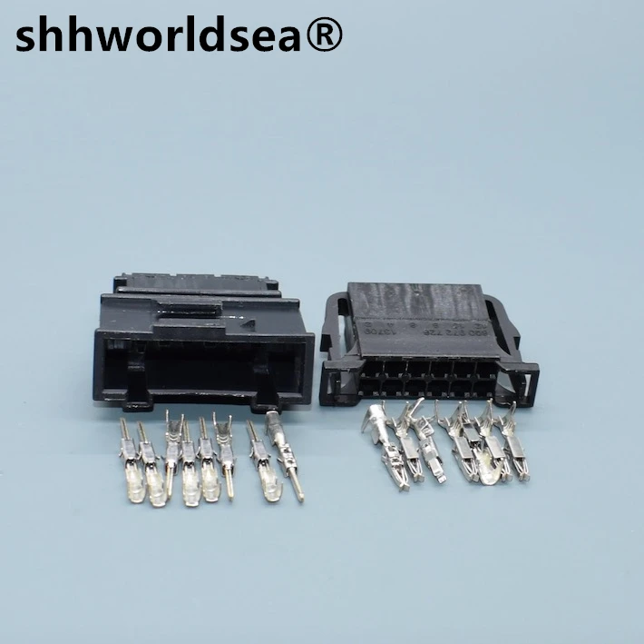 

shhworldsea 12 Hole 1.5mm 3B0 972 736 3B0 972 726 Female Male Connector 3B0972736 3B0972726 Car Auto Cable Socket For Audi VW