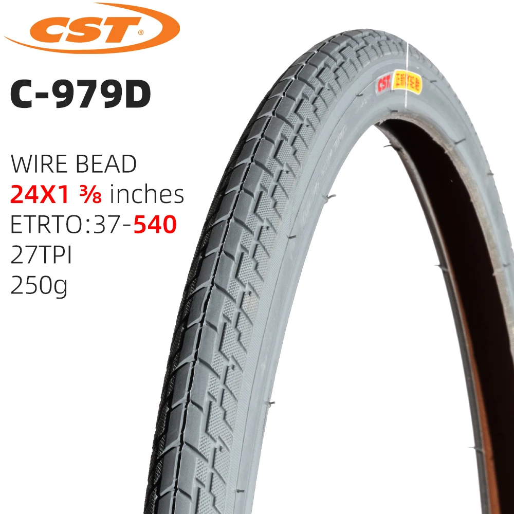 24x1⅜ 26x1⅜ 27x1⅜ 37-540 37-590 37-630 CST C-979D C979 C979D CITY BICYCLE TIRE OF TRAVEL BIKE TYRE